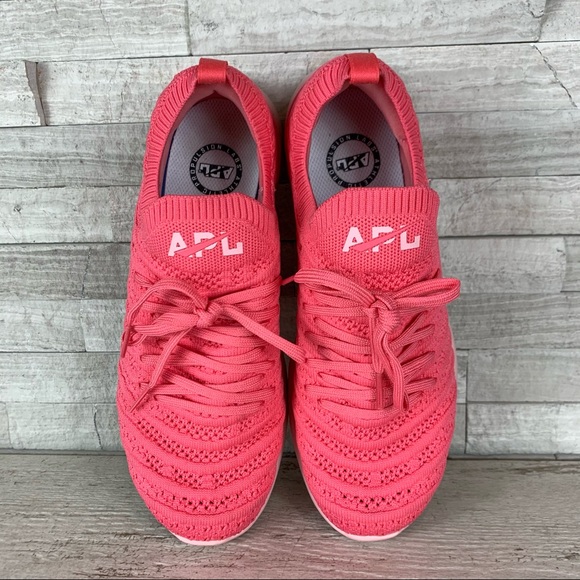 APL Techloom Wave EUC Size 7 Taffy/Pink Sneakers - Picture 3 of 10